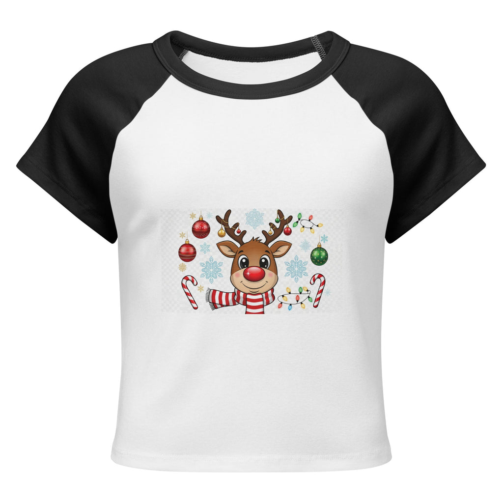 Women’s micro rib raglan baby tee - MPRINT