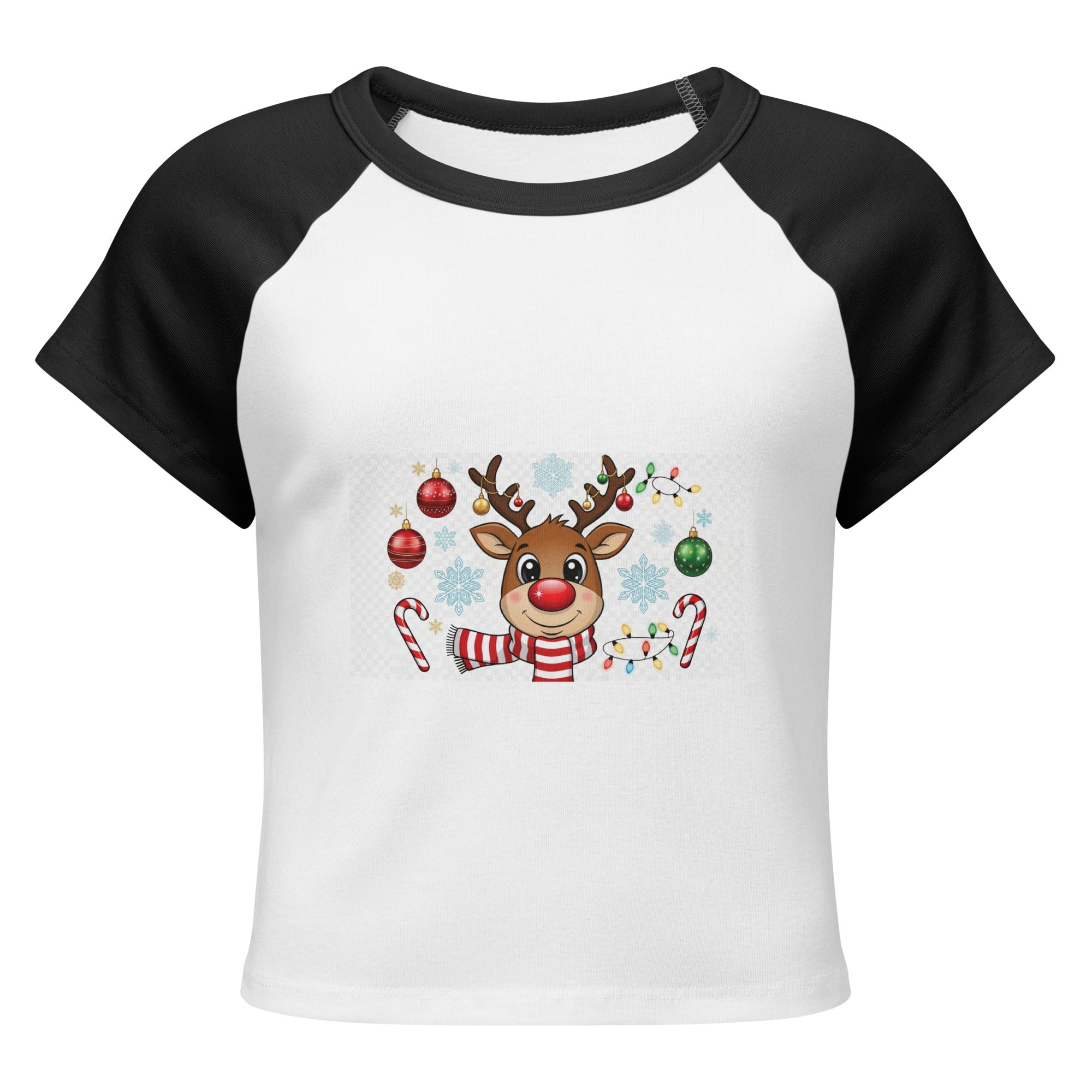 Women’s micro rib raglan baby tee - MPRINT